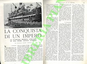 Bild des Verkufers fr La conquista di un impero. La gloriosa impresa africana in una prima sintesi storica. zum Verkauf von Libreria Piani