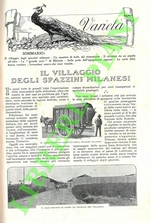 Il villaggio degli spazzini milanesi.