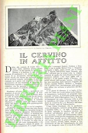 Il Cervino in affitto.