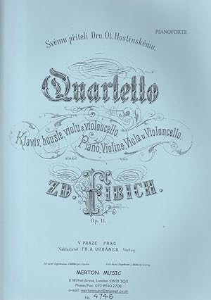 Image du vendeur pour Piano Quartet in e minor, Op.11 - Set of Parts mis en vente par Hancock & Monks Music