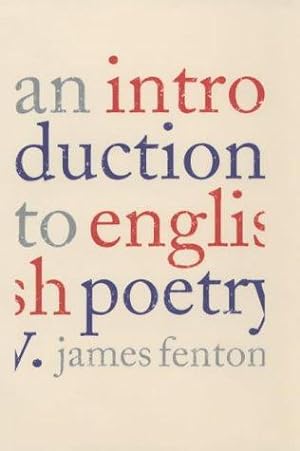 Bild des Verkufers fr An Introduction to English Poetry zum Verkauf von WeBuyBooks