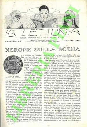 Bild des Verkufers fr Nerone sulla scena. zum Verkauf von Libreria Piani