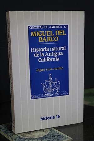 Immagine del venditore per Historia natural de la Antigua California.- Barco, Miguel del. venduto da MUNDUS LIBRI- ANA FORTES