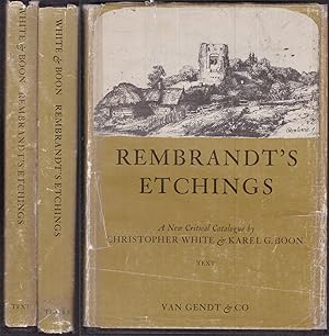 Bild des Verkufers fr Rembrandt's etchings. An illustrated critical catalogue in two volumes. I. Text / II. Plates zum Verkauf von Graphem. Kunst- und Buchantiquariat