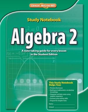 Immagine del venditore per Algebra 2, Study Notebook (MERRILL ALGEBRA 2) by McGraw Hill [Paperback ] venduto da booksXpress