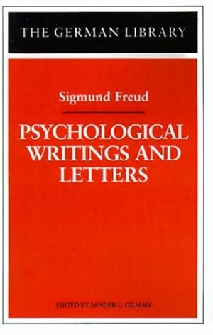 Bild des Verkufers fr Psychological Writings and Letters: Sigmund Freud (German Library) [Paperback ] zum Verkauf von booksXpress