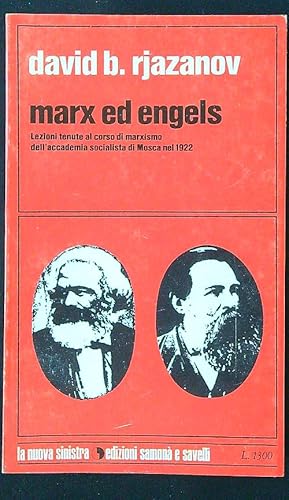 Bild des Verkufers fr Marx ed Engels zum Verkauf von Librodifaccia