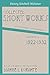 Seller image for Collected Short Works and Related Correspondence Vol. 4: 1922-1932 [Soft Cover ] for sale by booksXpress