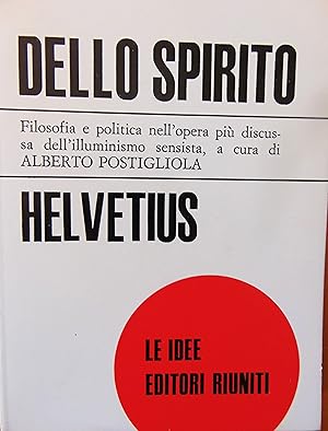 Seller image for Dello spirito for sale by L'angolo del vecchietto