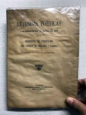 Bild des Verkufers fr Leyendas poticas. I. El castillo de Mos / II. Leyenda del amor zum Verkauf von Campbell Llibres