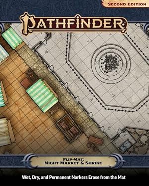 Imagen del vendedor de Pathfinder Flip-Mat: Night Market & Shrine (P2) by Engle, Jason, Radney-MacFarland, Stephen [Paperback ] a la venta por booksXpress