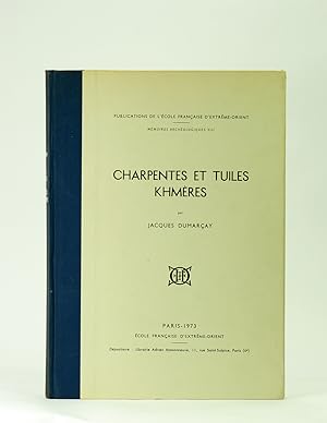 Seller image for Charpentes et tuiles khmer. for sale by Librairie de l'Amateur