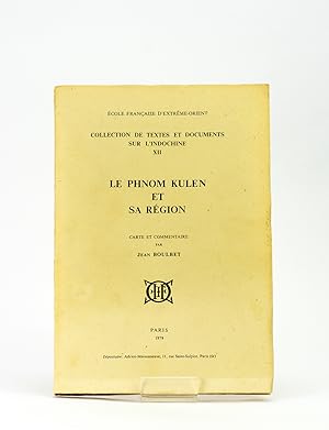 Bild des Verkufers fr Le Phnom Kulen et sa rgion. Carte et commentaire par Jean Boulbet. zum Verkauf von Librairie de l'Amateur