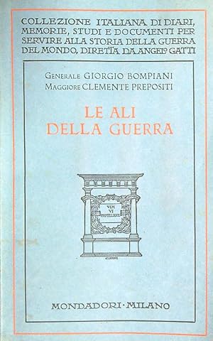 Seller image for Le ali della guerra for sale by Miliardi di Parole