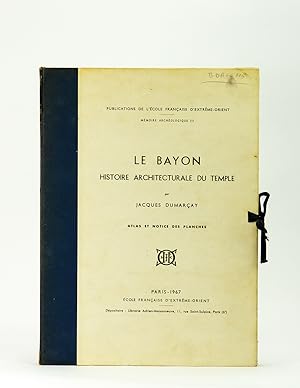 Seller image for Le Bayon. Histoire architecturale du Temple. Atlas et notice des planches. for sale by Librairie de l'Amateur