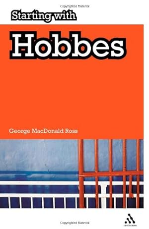 Seller image for Starting with Hobbes [Soft Cover ] for sale by booksXpress