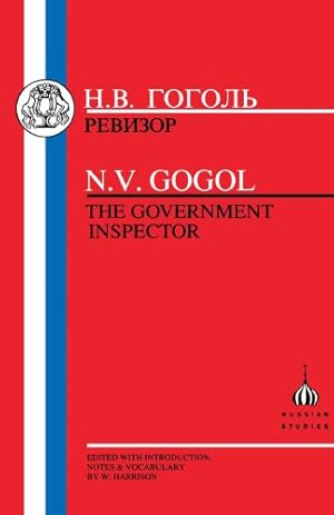 Immagine del venditore per Gogol: Government Inspector (Russian Texts) [Soft Cover ] venduto da booksXpress