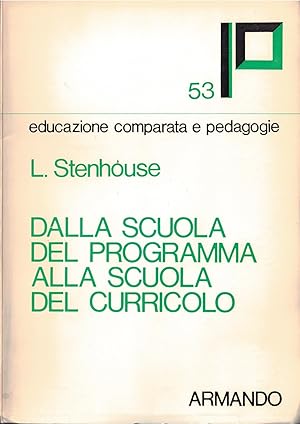 Seller image for Dalla scuola del programma alla scuola del curricolo politica, burocrazia e professionalit for sale by MULTI BOOK