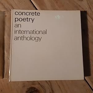 Seller image for concrete poetry an international anthology for sale by Oakholm Books