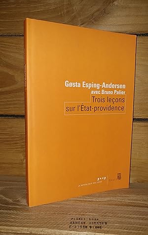 Imagen del vendedor de TROIS LECONS SUR L'ETAT-PROVIDENCE a la venta por Planet's books