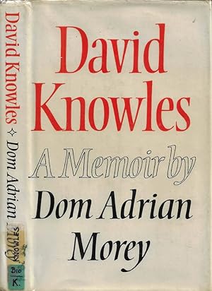 Image du vendeur pour David Knowles A Memoir mis en vente par Biblioteca di Babele