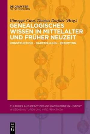 Seller image for Genealogisches Wissen in Mittelalter und Früher Neuzeit: Konstruktion    Darstellung    Rezeption (Cultures and Practices of Knowledge in History) (German Edition) by Giuseppe Cusa, Thomas Dorfner [Hardcover ] for sale by booksXpress