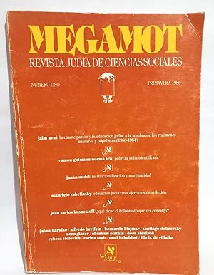 Seller image for Megamot, Revista Juda de Ciencias Sociales for sale by Libros de Ultramar Alicante