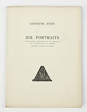 Imagen del vendedor de Dix Portraits a la venta por Librairie-Galerie Emmanuel Hutin