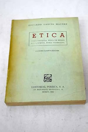 Seller image for Etica for sale by Alcan Libros
