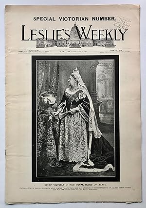 Leslie's Weekly. Death of Queen Victoria. February 2, 1901 (Vol. XCII, No. 2369).