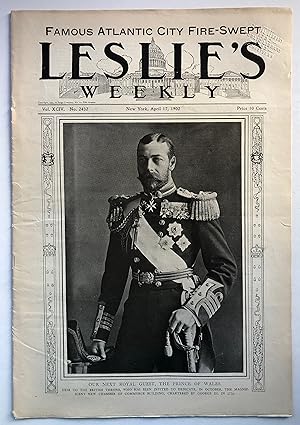 Leslie's Weekly. Prince of Wales; Helen Gould. April 17, 1902 (Vol. XCIV, No. 2432).
