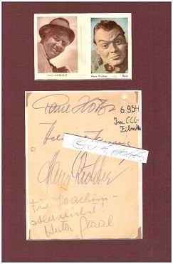 Bild des Verkufers fr PAUL HRBIGER (1894-1981), HANS RICHTER (1919-2008), HERTA STAAL (1930-2021), HELMUT J.? zum Verkauf von Herbst-Auktionen
