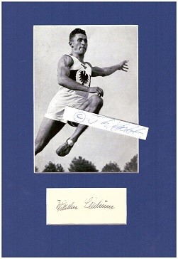 WILHELM LEICHUM (1911-41 bei Gorki, Sowjetunion gefallen) deutscher Leichtathlet, der in den 1930...