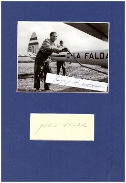 PETER RIEDEL (1905-99) Dipl.-Ing., deutscher Segelflugpionier, Autor, Sieger der 14. Rhön 1933, G...