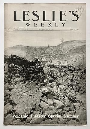 Leslie's Weekly. Volcanic Disaster Special Number [Eruption of Mount Pelée on the island of Marti...