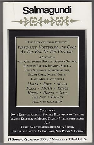 Bild des Verkufers fr Salmagundi: No. 118-119, Spring-Summer 1998. The Consciousness Industry: Virtuality, Voyeurism, and Cool at the End of the Century." zum Verkauf von Kaaterskill Books, ABAA/ILAB