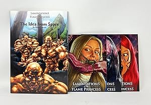 The Idea from Space: Lamentations of the Flame Princess (LotFP RPG) FIRST EDITION with 3 POSTCARDS