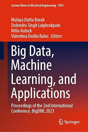 Immagine del venditore per Big Data, Machine Learning, and Applications venduto da moluna