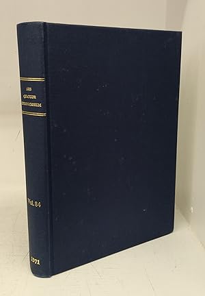 Ars Quatuor Coronatorum Vol. 84 for the Year 1971: Transactions of the Quatuor Coronati Lodge No....