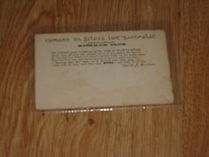 Immagine del venditore per Post Card Titled: Cumann na gcleas luith gaedhealach Kickham Club with Verse on Verso venduto da Dublin Bookbrowsers