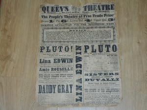 Seller image for Large 19th Century Poster Mounted on Board Advertising Original 1872 Item for sale by Dublin Bookbrowsers