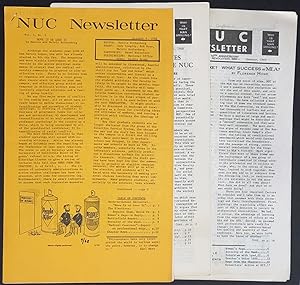 NUC Newsletter [three issues]
