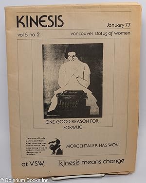 Seller image for Kinesis: Vol. 6, No. 2, January '77 for sale by Bolerium Books Inc.