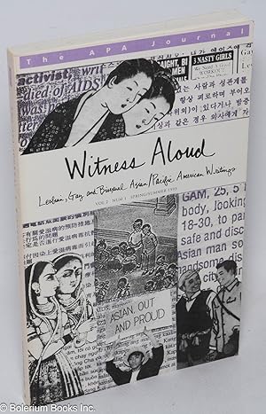 Seller image for The APA Journal [cover title Witness Aloud: lesbian, gay & bisexual Asian/Pacific American writing] vol. 2, #1, spring/summer 1993 for sale by Bolerium Books Inc.
