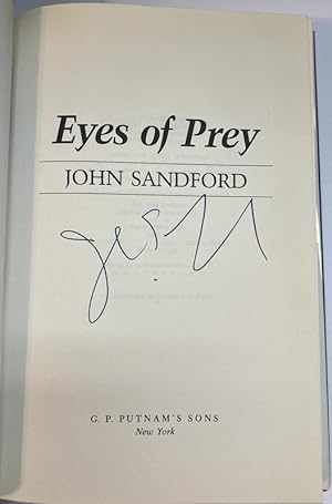 Immagine del venditore per Eyes Of Prey. *Signed* venduto da Once Read Books
