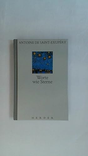 Seller image for WORTE WIE STERNE. for sale by Buchmerlin