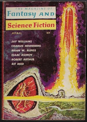 Bild des Verkufers fr The Magazine of FANTASY AND SCIENCE FICTION (F&SF): April, Apr. 1962 zum Verkauf von Books from the Crypt