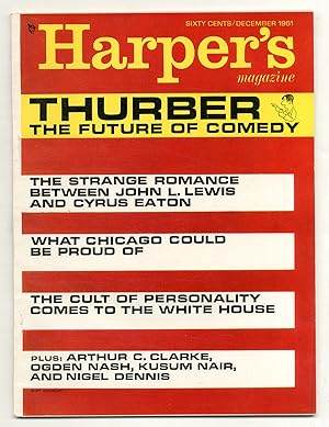 Bild des Verkufers fr Harper's Magazine - Vol. 223, No. 1339, December 1961 zum Verkauf von Between the Covers-Rare Books, Inc. ABAA