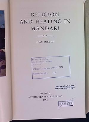 Seller image for Religion and Healing in Mandari. for sale by books4less (Versandantiquariat Petra Gros GmbH & Co. KG)