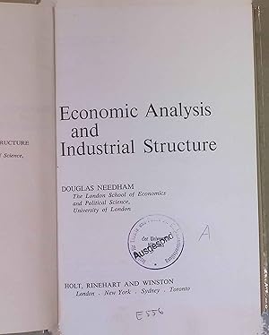 Seller image for Economic Analysis and Industrial Structure. for sale by books4less (Versandantiquariat Petra Gros GmbH & Co. KG)